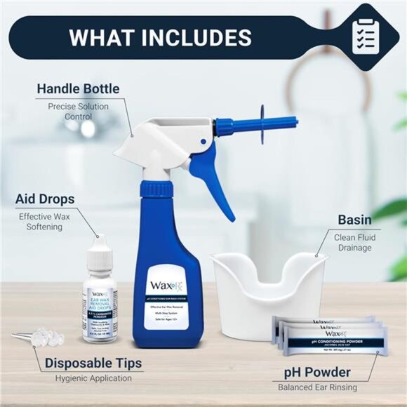 Wax-Rx Ph Conditioned Ear Wash System, 15.2 Ounce - Picture 4 of 8